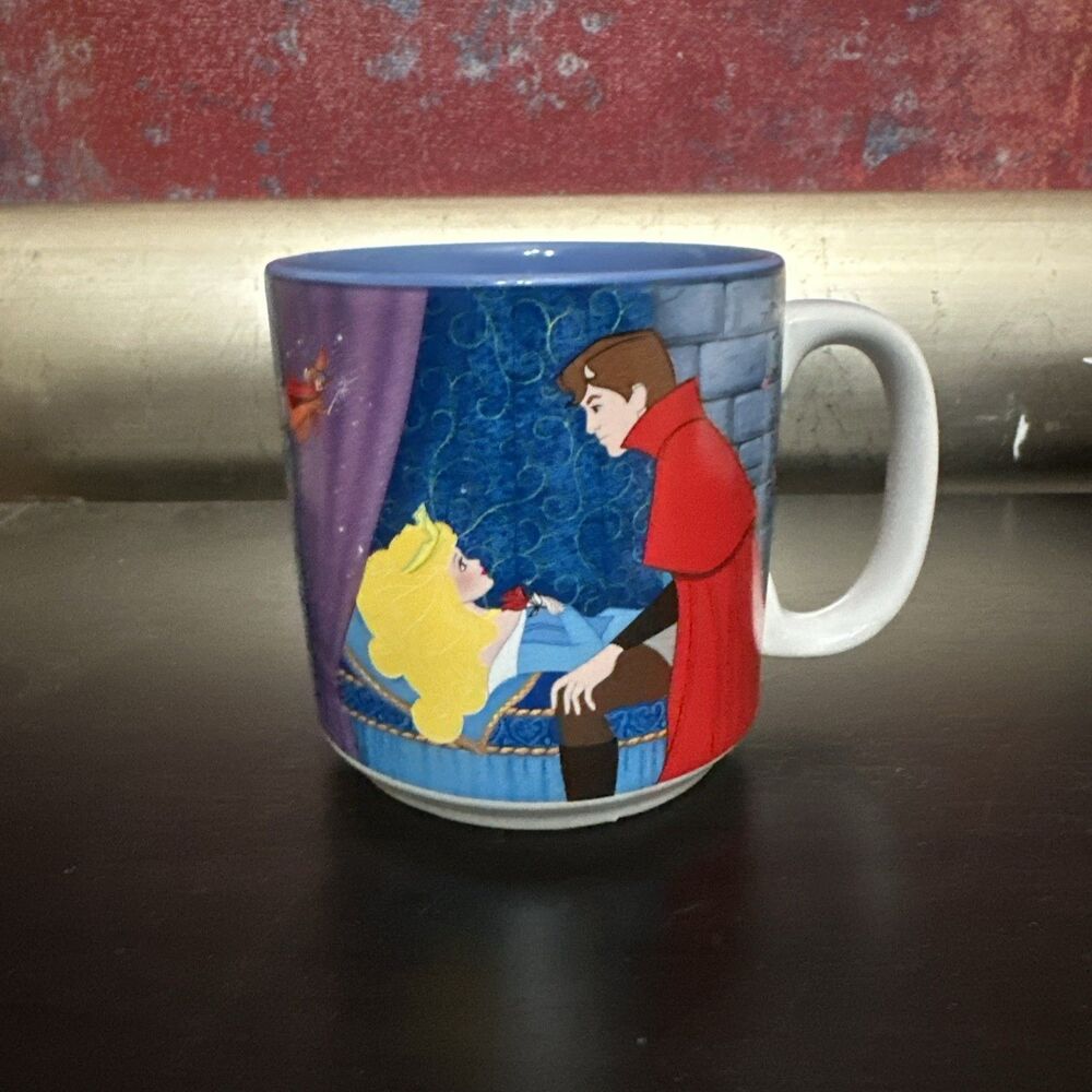 Vintage Walt Disney Store Sleeping Beauty Coffee Mug Tea Cup Maleficent